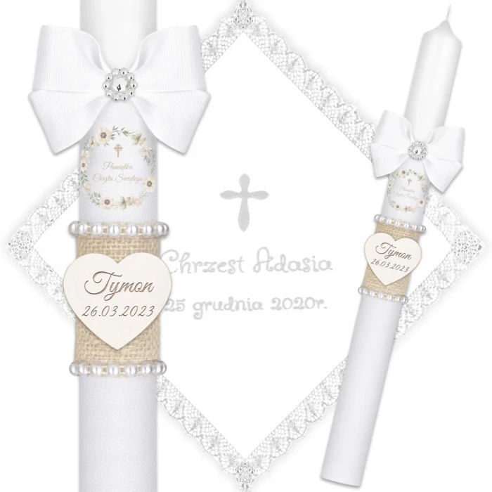 Świeca i Szatka do Chrztu C7SBH6